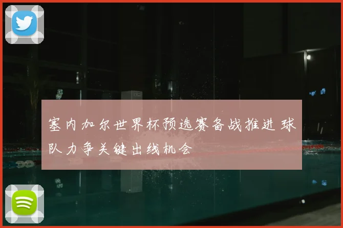 塞内加尔世界杯预选赛备战推进 球队力争关键出线机会
