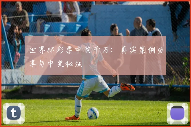 世界杯彩票中奖千万：真实案例分享与中奖秘诀