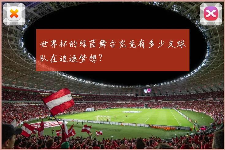 世界杯的绿茵舞台究竟有多少支球队在追逐梦想?