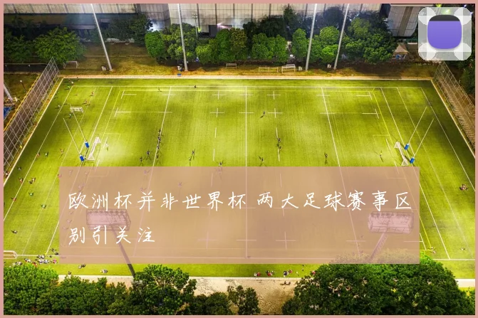 欧洲杯并非世界杯 两大足球赛事区别引关注
